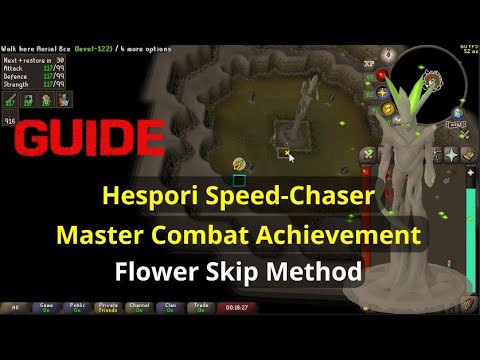 OSRS - Hespori Speed Chaser Master Combat Achievement Guide - Flower Skip Method