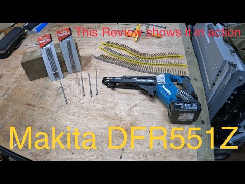 Makita DFR551Z 18v Brushless Auto Feed Screwdriver