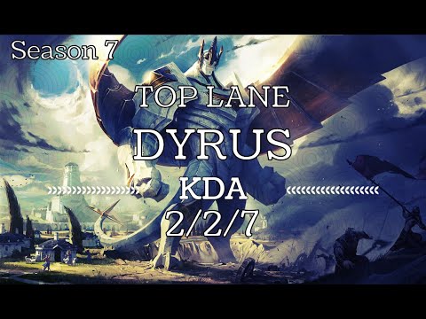 Dyrus - Galio vs Jarvan IV - NA - Gameplay Highlight S7