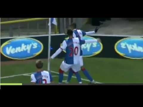 Goal Ruben Rochina Carling Cup vs Newcastle