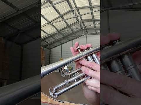 1920s Karl schubert Shepherds crook style cornet (trumpet) - plays nicely image 17