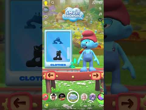 Smurf Yourself Snapchat Lens