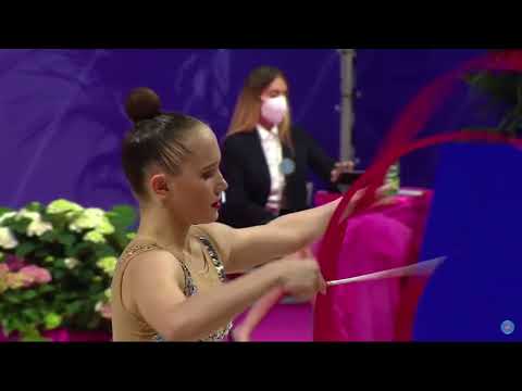 Tatyana Volozhnina Ribbon Final World Cup Pesaro 2021