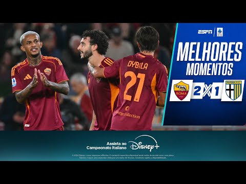 Gols e lances de Roma x Parma
