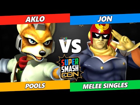 SSC 2023 - Aklo (Fox) Vs. Jon (Captain Falcon) Smash Melee Tournament