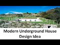 Modern Underground House Design Idea with Concrete Structure