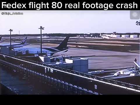 *REAL FOOTAGE* FedEx Flight 80 caught on camera