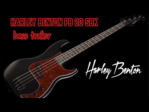 Harley Benton PB20 SBK (bass trailer of the most selling pbass on Thomann Store!)