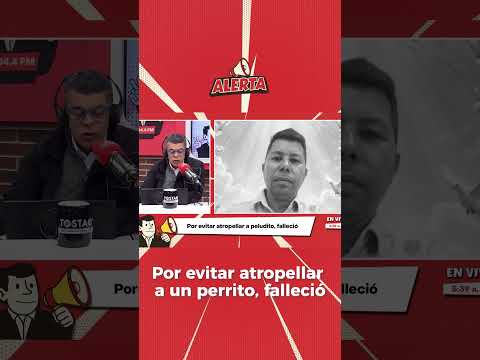 Por esquivar a un perrito, trabajador de la salud sufrió fatal accidente en Bolívar