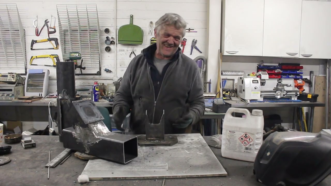 1736 Vortex Rocket Stove - The Build