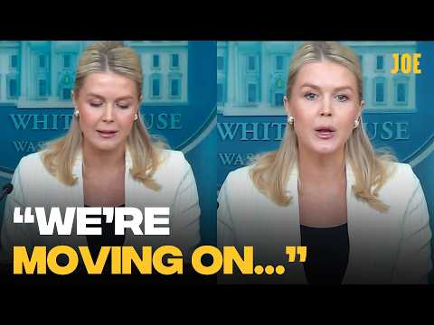 Donald Trump's Press Sec GRILLED by journalists over Epstein Files