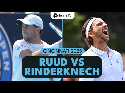 Casper Ruud vs Arthur Rinderknech Highlights | Cincinnati 2025
