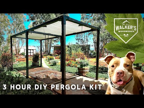 Easy DIY Pergola Kit To Spruce Up Any Yard! | Toja Grid Pergola