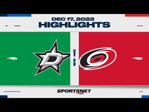 NHL Highlights | Stars vs. Hurricanes - December 17, 2022