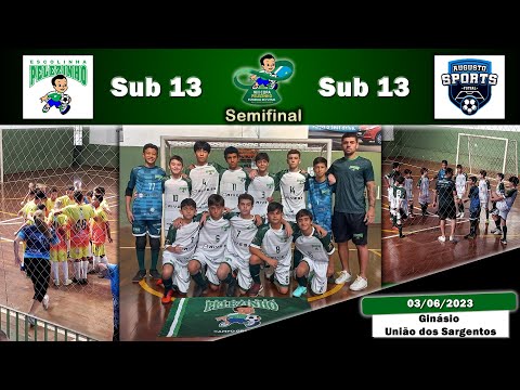 Pelezinho 4 x  0 Augusto Sport - Semifinal sub 13 - VII Copa Pelezinho Estadual
