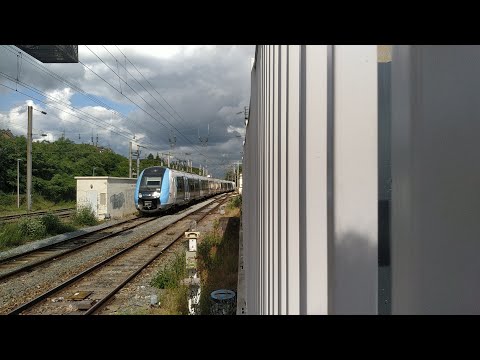 arrivée Transilien-H Nat Z50000 en gare de Ermont-Eaubonne