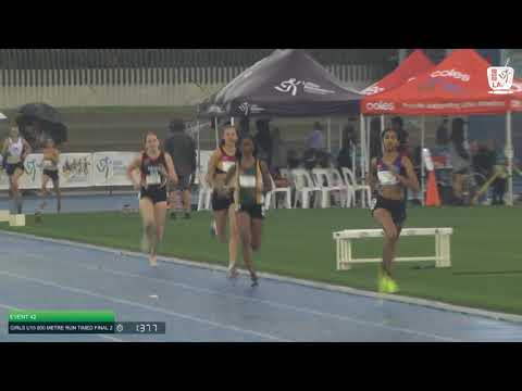 Girls U15 800m Timed Final 2: 2021 Commonwealth Bank State Track and Field Championships // LAVicTV