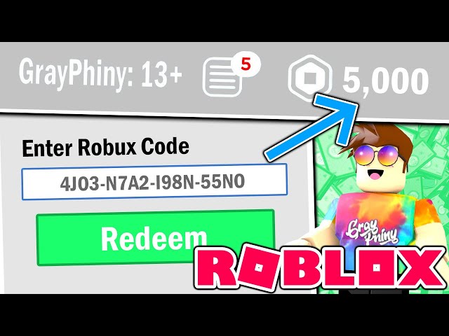 How To Get Free Robux With Codes - 1000 robux code