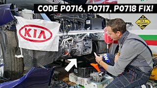 KIA CODE P0716 P0717 P0718 INPUT SPEED SENSOR ENGINE LIGHT ON
