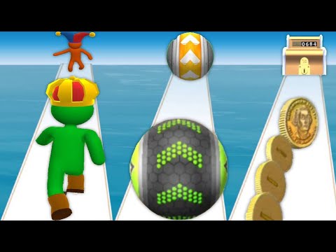 GIANT RUSH vs GOING BALLS vs COIN RUSH - Triple Gameplay New Video 2023