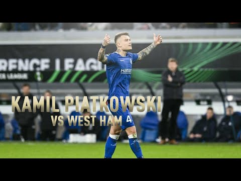 Kamil Piatkowski vs West Ham | Brick Wall🧱 | KAA Gent