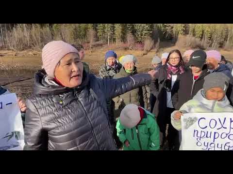 Олекминчане протестуют против «экологического вандализма». Видео