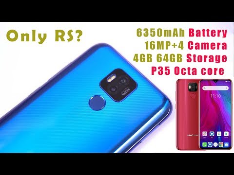 Ulefone Power 6 ▶ 6.3 inch, 6350mAh, 16MP Camera, NF,C 4GB, 64GB, Helio P35 Octa core, 4G Smartphone