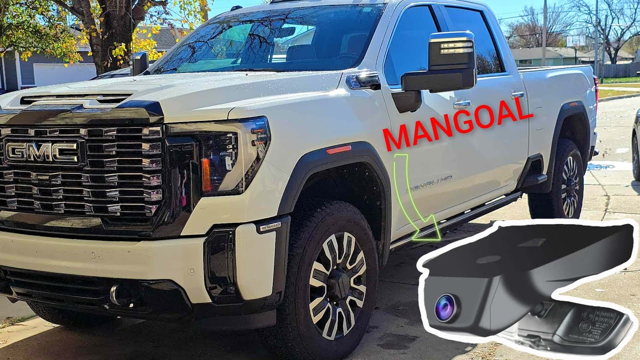 MANGOAL 4k OEM fitted 2022-2025 Sierra Front and Rear Dashcam Unboxing-Install-Demo