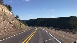 preview picture of video 'Descending Mesa Huerfanita - NM Hwy 140'