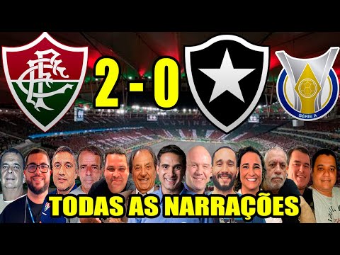 Todas as narrações - Fluminense 2 x 0 Botafogo | Brasileirão 2025