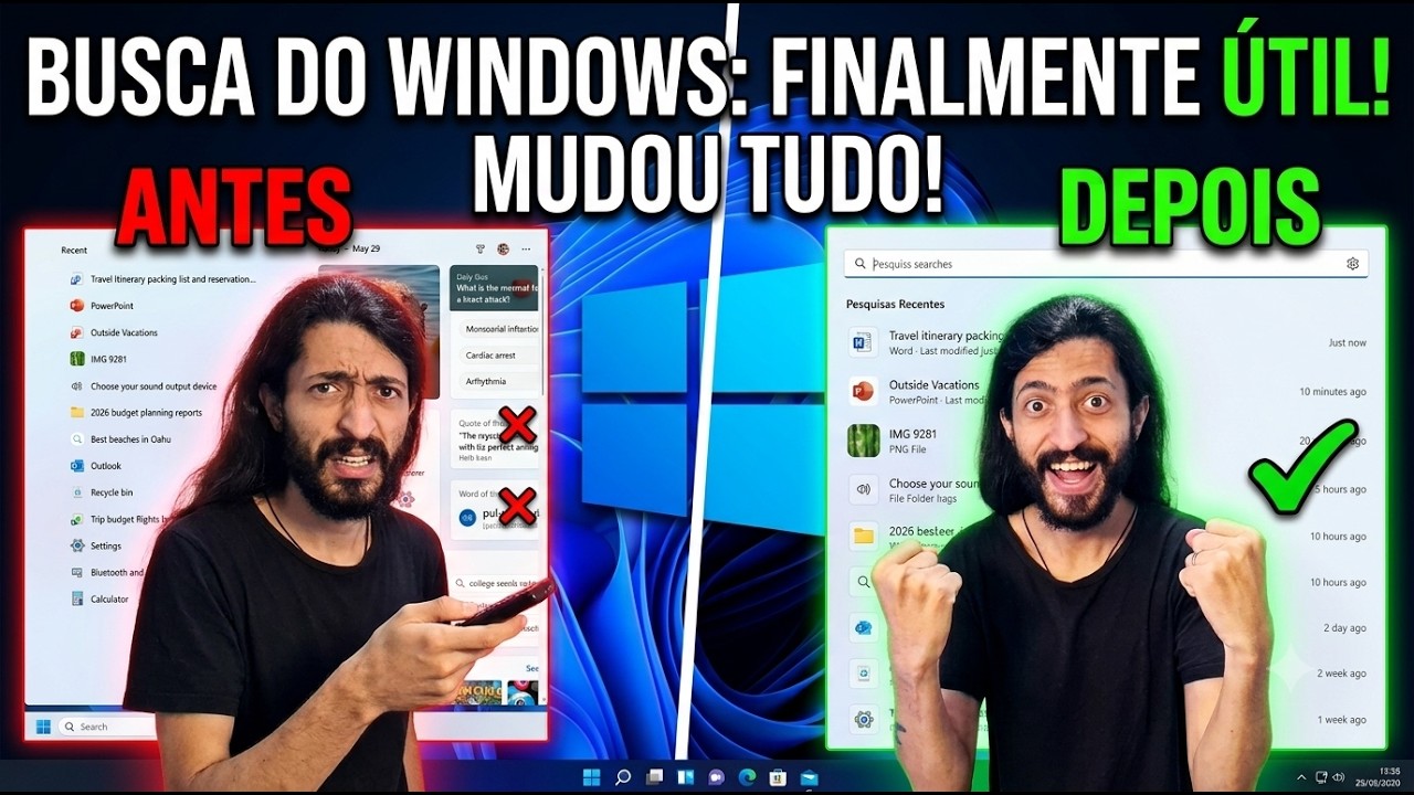 A Nova Pesquisa do Windows: Finalmente Ficou Muito Melhor!