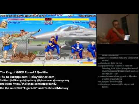 "KING OF GGPO" Tournament - "ROUND 2" - ultracombo (O. Sagat) vs Hyphenated (Fei Long)