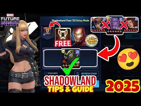 Shadowland Tips And Guide 😍 Free CTP Selector & Floor Up | Marvel Future Fight