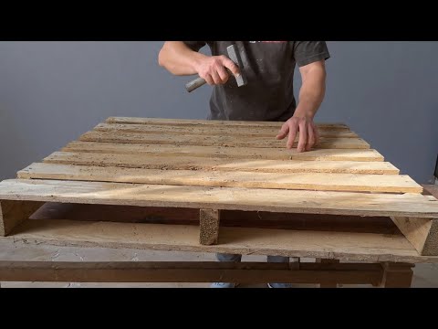 The Pallet Wood Project That Shocked Millions! Stunning Furniture Build
