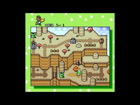 SMW Custom Music - Kirby's Adventure - Yogurt Yard Map