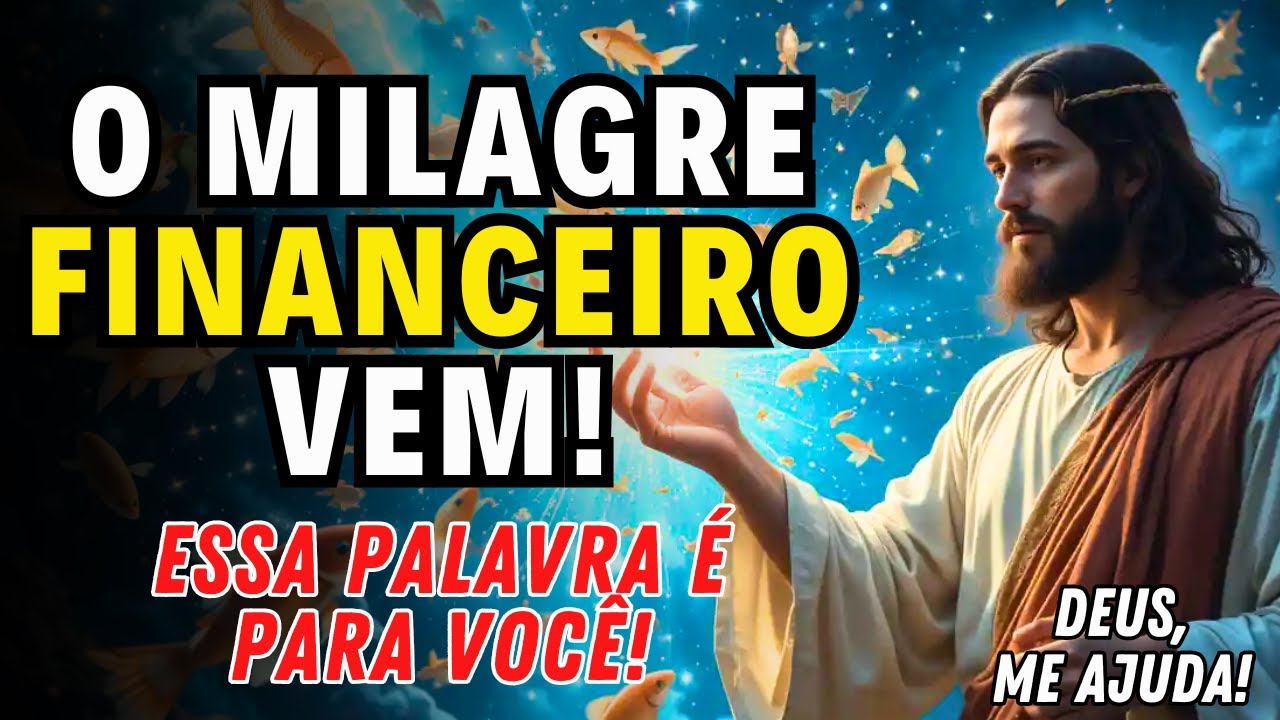 🛑NÃO DESISTA! DEUS VAI TE MOSTAR UM MILAGRE FINANCEIRO - Essa palavra é para você!