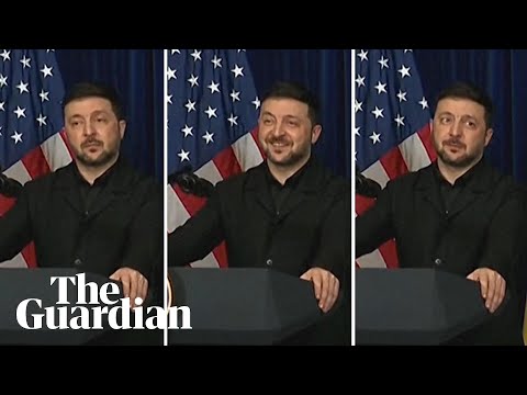 'Russia wants to see Ukraine succeed': watch Zelenskyy react to Trump's claim