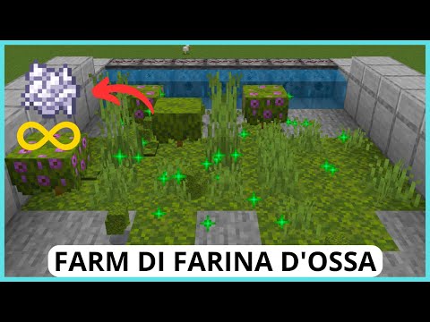 Minecraft: Farm di Farina D'Ossa [Java - Bedrock - PE]