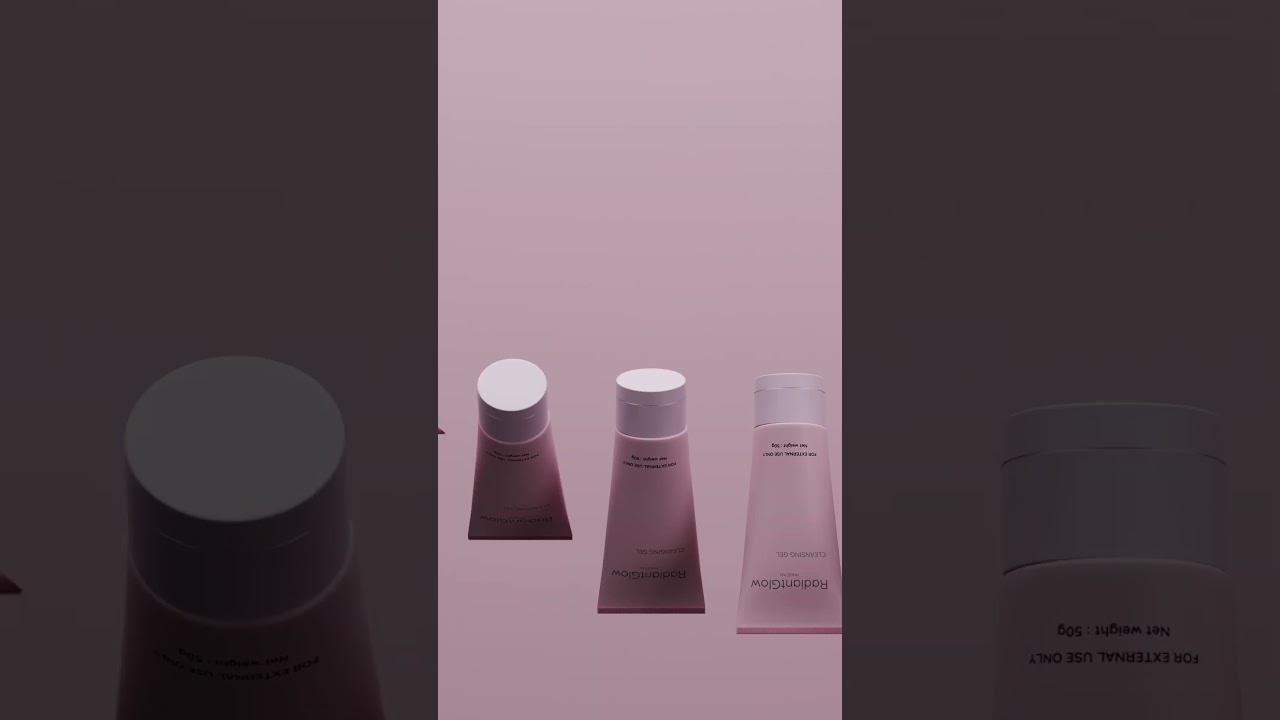 Cosmetics Product animations in Blender