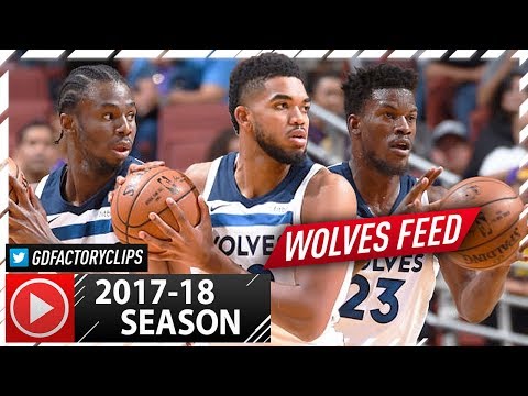 Jimmy Butler, Karl-Anthony Towns & Andrew Wiggins Highlights vs Lakers (2017.09.30) - Wolves Feed!