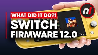 Nintendo Switch Version 12.0 Is Live & We're Very Confused About What It Does