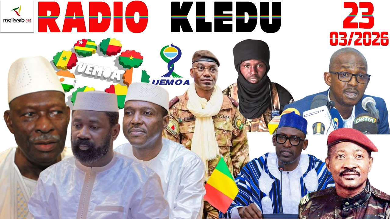 La Revue de Presse de la RADIO KLEDU du 23 Mars 2026