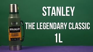Stanley Legendary Classic 1 л Hammertone Green (6939236347921) - відео 2