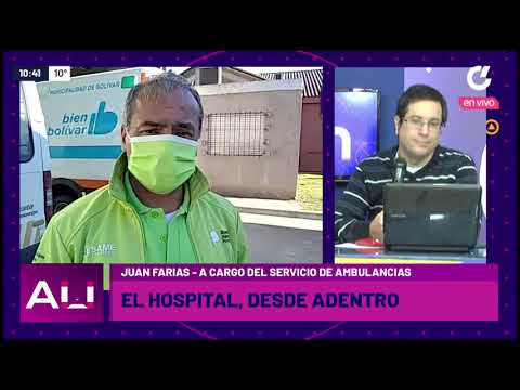 EMERGENCIA SANITARIA -  JUAN FARIAS -  A CARGO DEL SERVICIO DE AMBULANCIAS
