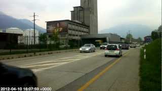 preview picture of video 'MEGAPOSTER 72 mq, Torre FELA di Cadenazzo Ticino, Svizzera'
