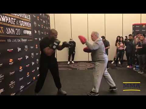 Bellator 192: Rampage Jackson Workout (w/ Media Scrum) – MMA Fighting