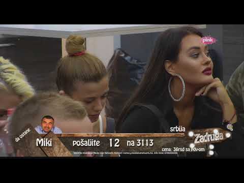 Zadruga - Luna i Sloba komentarišu godišnjicu koju je on slavio sa Kijom - 20.05.2018.