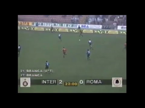 1995-96 (17^ - 14-01-1996) INTER-Roma 2-0 [Branca,Branca] Sintesi 31 Minuti Channel 4 UK