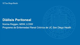 Diálisis Peritoneal