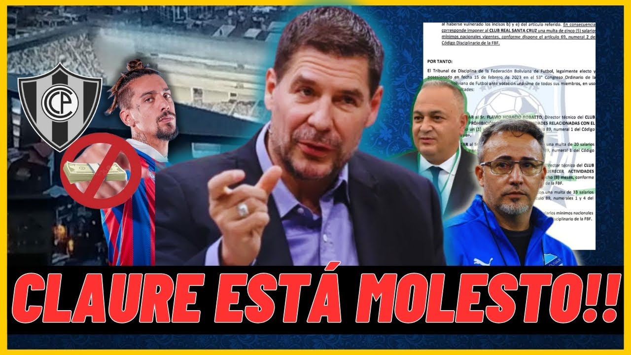 ROBATTO SUSPENDIÓ POR EL TDD 😡| Cerro Porteño le debe dinero a Bolívar